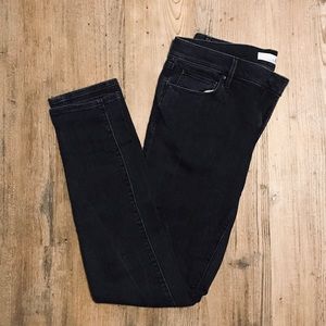 LOFT Dark Grey-Washed Modern Skinny Denim (6)-NWOT